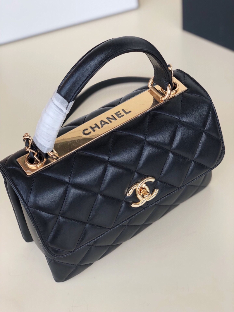 Ch**el top handle bags